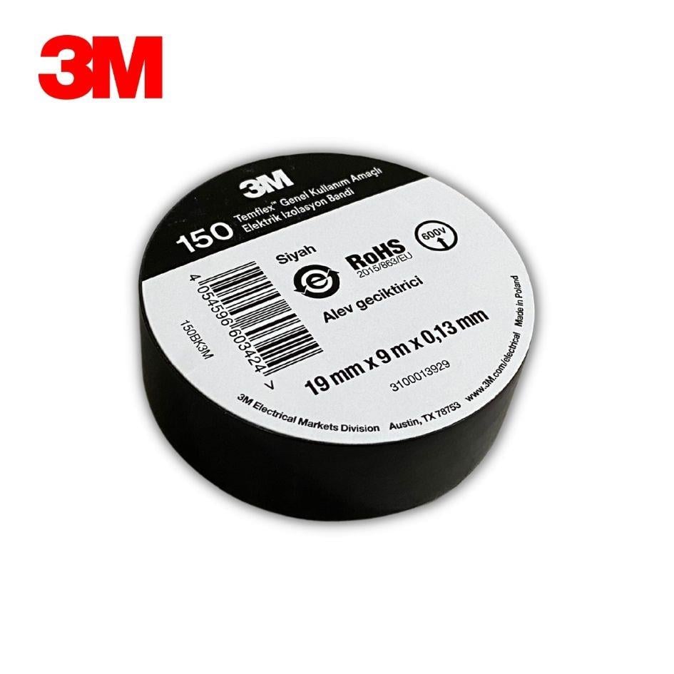 3M İZOLE BANT 18 MM SİYAH (POLONYA)