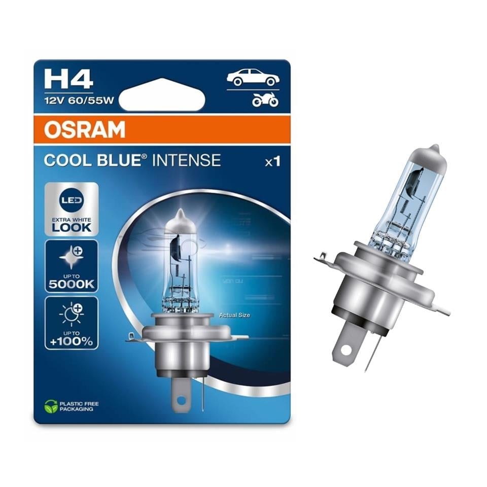 OSRAM 12V H4 AMPUL 60/55W 5000K COOL BLUE INTENSE (BEYAZ IŞIK)