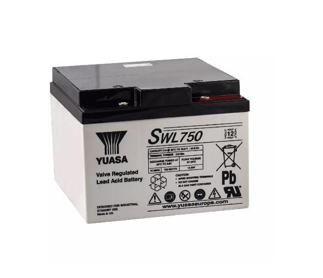 YUASA 12V 24 AH AKÜ KURU TİP (SWL 750) (166*175*125)  