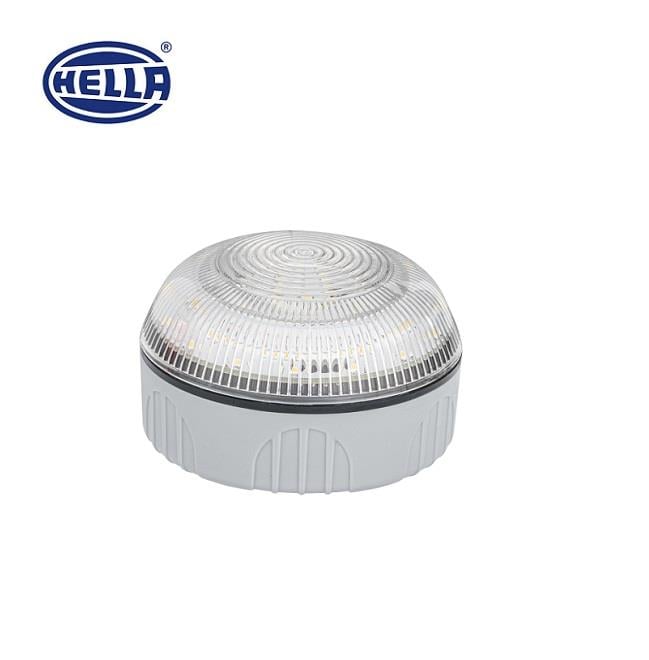 HELLA LEDLİ İKAZ LAMBASI MIKNATISLI-PİLLİ SARI-BEYAZ (2 FONKSİYONLU) (80*50 MM)