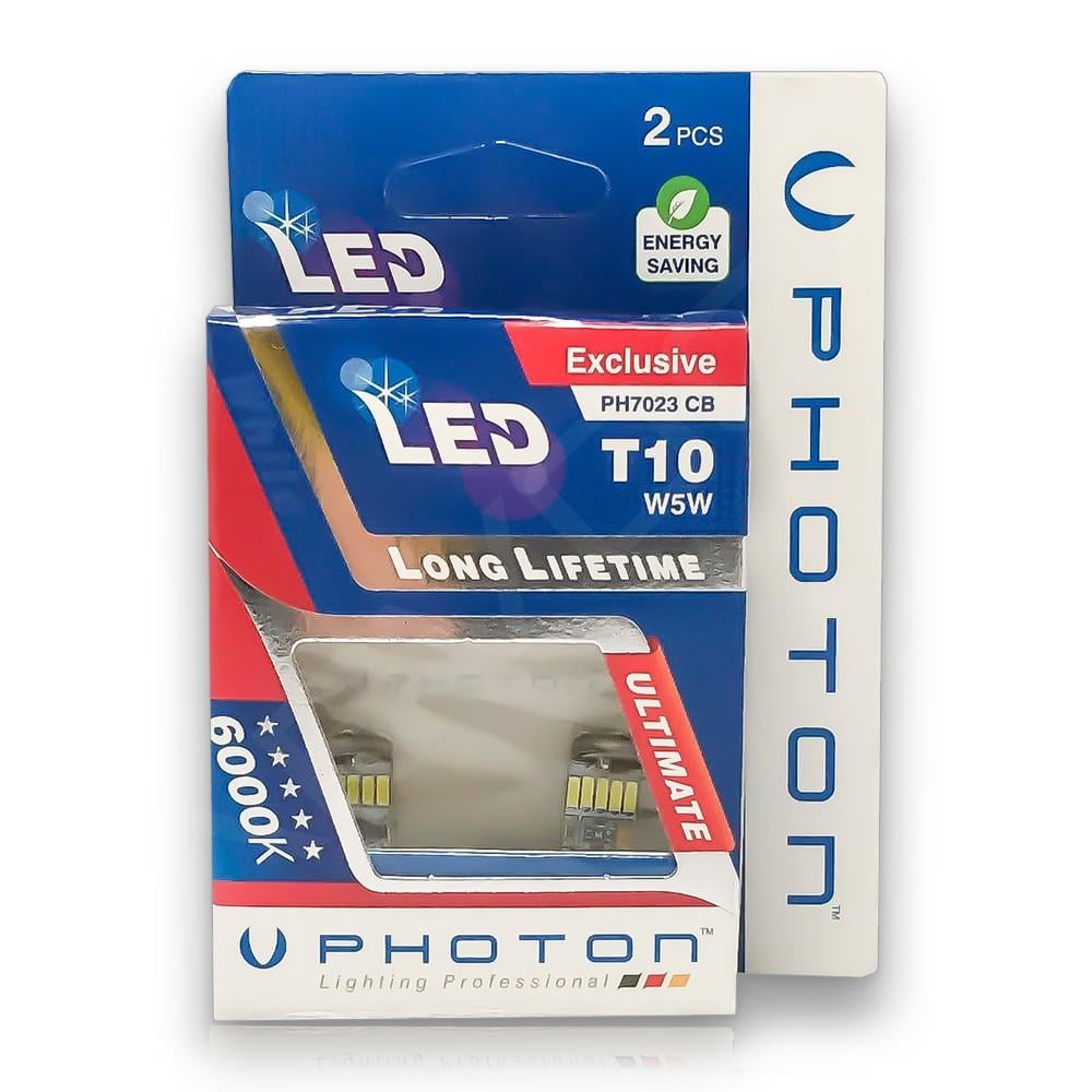 PHOTON 12V DİPSİZ AMPUL T10 15 LEDLİ BEYAZ 6000K (2 AD)