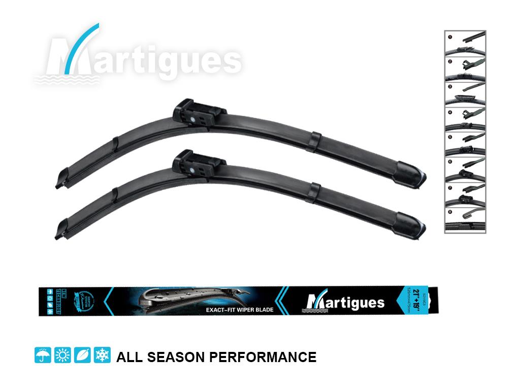 SİLECEK SÜPÜRGESİ 600/475 MM AEROTWIN AUDI-HONDA-SKODA-VW 2011 > (16 MM SÜRGÜLÜ)