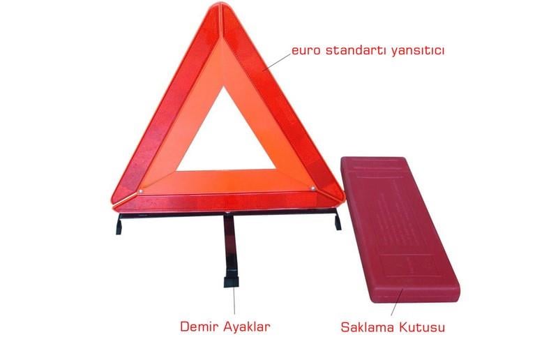 ÜÇGEN REFLEKTÖR DEMİR AYAKLI LUX (E BELGELİ)