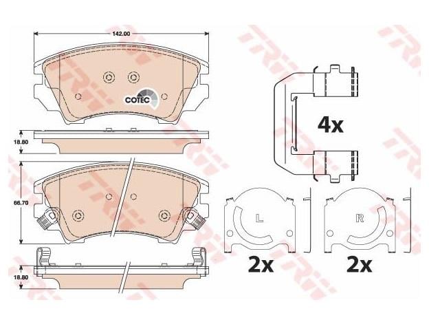 ÖN FREN BALATASI OPEL INSIGNIA