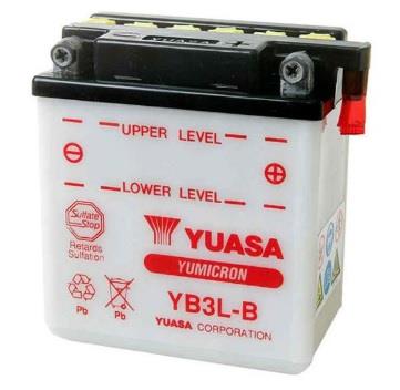 YUASA 12V 3 AH MOTOSİKLET AKÜSÜ 32 A (EN) (99*57*111) (YB3L-B)