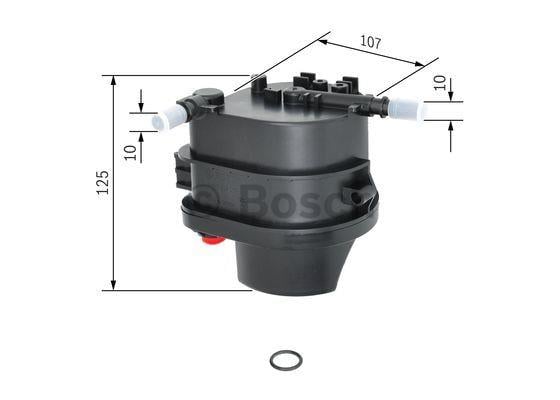 BOSCH YAKIT FİLTRESİ (MÜŞÜRSÜZ) FORD-PEUGEOT 1.4 DİZEL