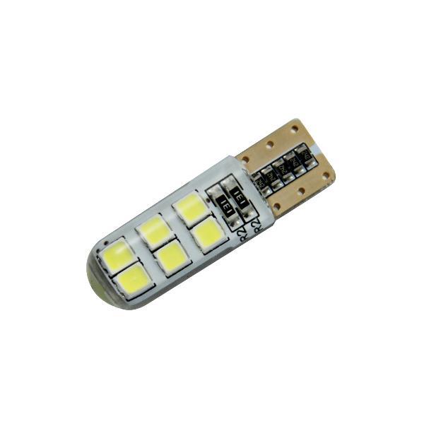 12V DİPSİZ AMPUL T10 12 LEDLİ SARI CANBUS (2 AD)
