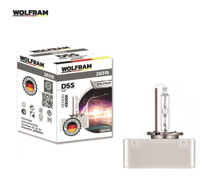 WOLFRAM 12V-85V XENON AMPUL D5S 25W 4300K GERMANY