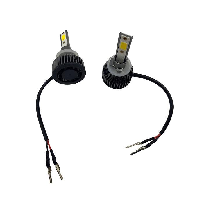 12V-24V H27 COB LED XENON FAR AMPUL SETİ 2000K 8000 LÜMEN (ALTIN SARI)