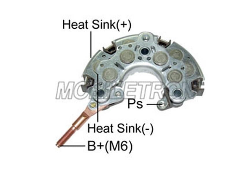 DİYOT TABLASI  NIPPON DENSO TİPİ (M6 CIVATA) (103 MM) TAIWAN