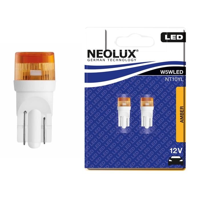 NEOLUX 12V DİPSİZ AMPUL T10 TEK LEDLİ SARI (2 AD)