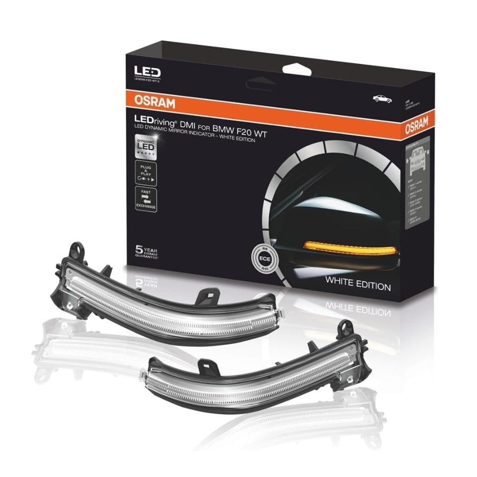 OSRAM AYNA SİNYAL LAMBASI (KAYAR LEDLİ) (BEYAZ) BMW 1/2/3/4 SERİSİ/X1 E84 (2 AD)