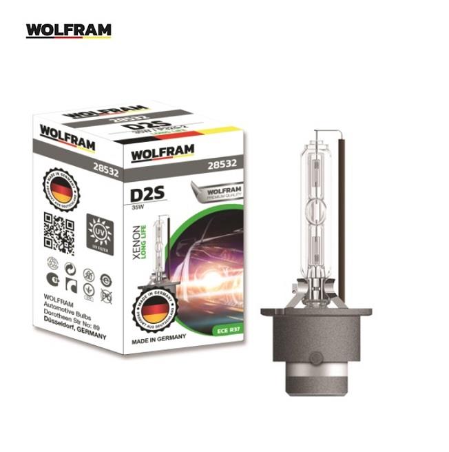 WOLFRAM 12V-85V XENON AMPUL D2S 35W 4300K (LONG LIFE) GERMANY