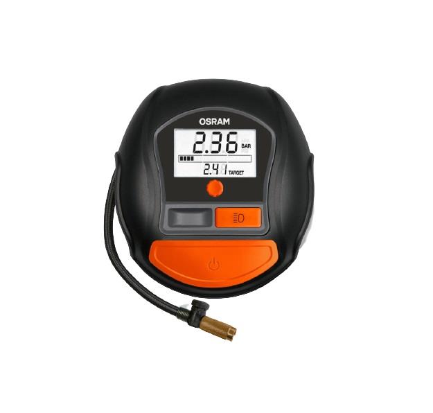 OSRAM 12V LASTİK ŞİŞİRME HAVA KOMPRESÖRÜ 180W (0-100 PSI / 0-6.9 BAR / 2 DK) (DİJİTAL)
