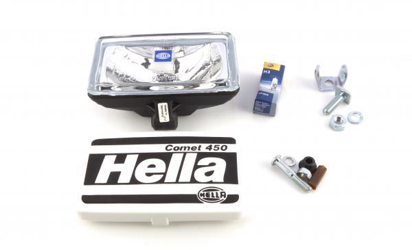 HELLA 12V SİS LAMBASI COMET 450 DİKDÖRTGEN (DELİCİ-SÜRÜCÜ) (AZ ÇİZGİLİ) (BEYAZ) (161*90 MM)
