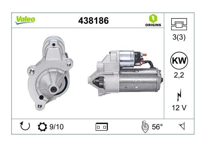 VALEO 12V MARŞ MOTORU 10 DİŞ 2.1 KW JUMPER/BOXER/DUCATO 2.5 