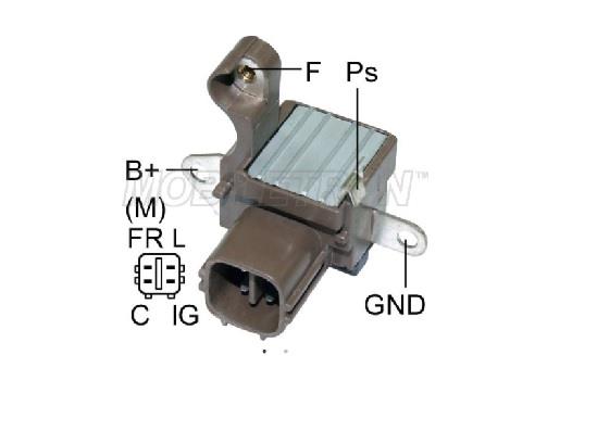 12V ALTERNATÖR KONJEKTÖR DENSO TİPİ (4 FİŞ DİK SOKETLİ) (C-M-L-IG) HONDA
