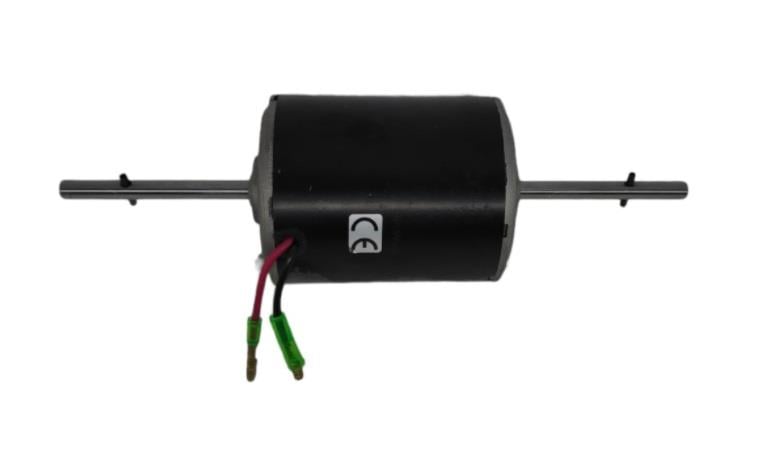 24V KALORİFER MOTORU ÇİFT MİLLİ CW (DÜZ GÖVDE-DÜZ MİL 8MM)