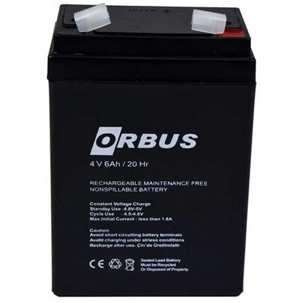 ORBUS 4V 6 AH AKÜ KURU TİP (46*69*97) (0,66 KG)