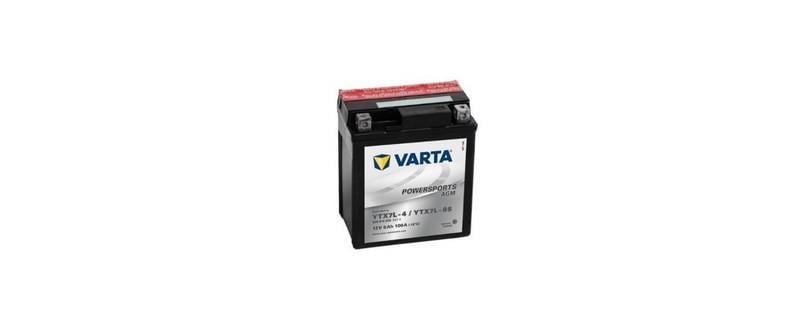 VARTA 12V 6 AH MOTOSİKLET AKÜSÜ 100 A (EN) (114*71*131) (YTX7L-BS)