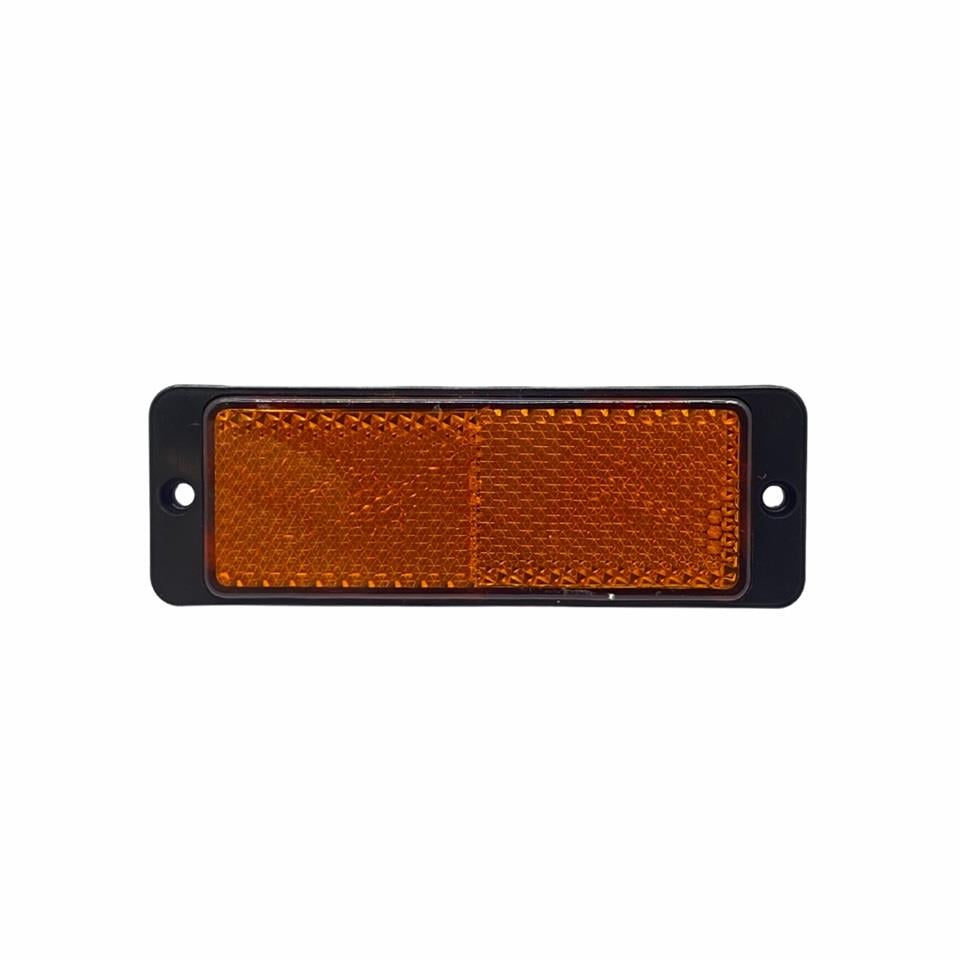 DİKDÖRTGEN REFLEKTÖR SARI DELİKLİ (101*35 MM)