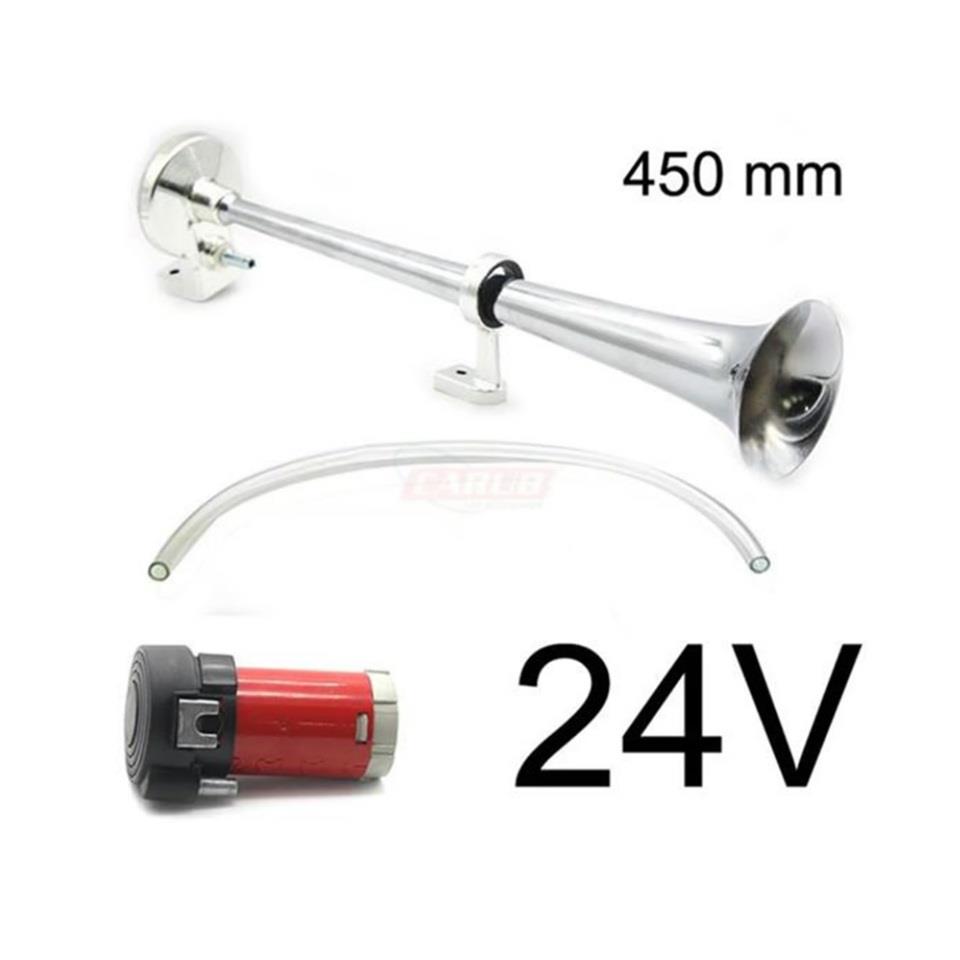 24V HAVALI KORNA TEKLİ KROM (MARİN) (KOMPRESÖRLÜ)