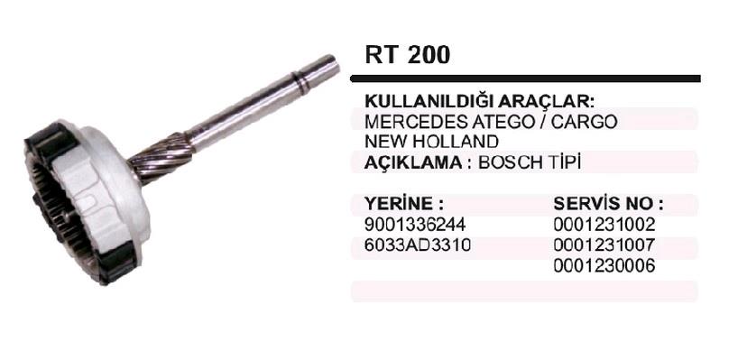 MARŞ REDÜKTÖR DİŞLİ MİLİ (PLANET) BOSCH TİPİ BMM (4 PİMLİ)