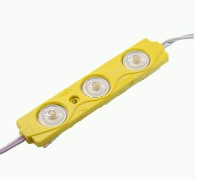 12V PARMAK LAMBA MERCEKLİ 3-LEDLİ (SARI) (85*17 MM)