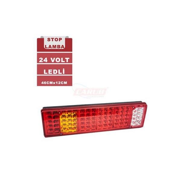 24V STOP LAMBASI (LEDLİ) (6 FONKSİYONLU) (460*120*60 MM)