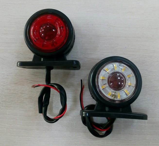 12V-24V TAKOZ LAMBASI DÖNERLİ KIRMIZI-BEYAZ (10 LEDLİ)