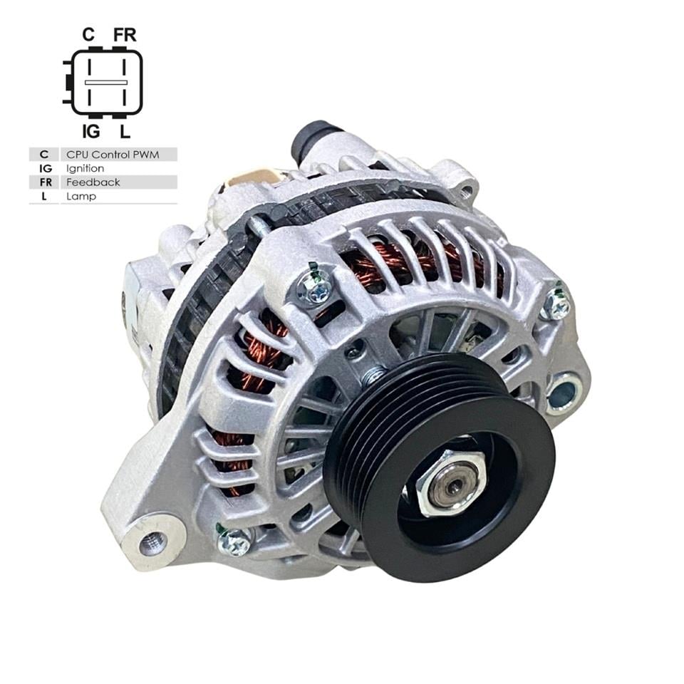 12V ALTERNATÖR DİNAMO 70 A (C-IG-FR-L) (4 FİŞ) HONDA CIVIC 2001-2005