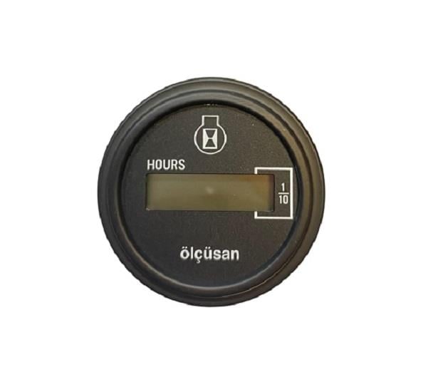 ÖLÇÜSAN 10V-36V MOTOR ÇALIŞMA SAATİ 52 MM (DİJİTAL)