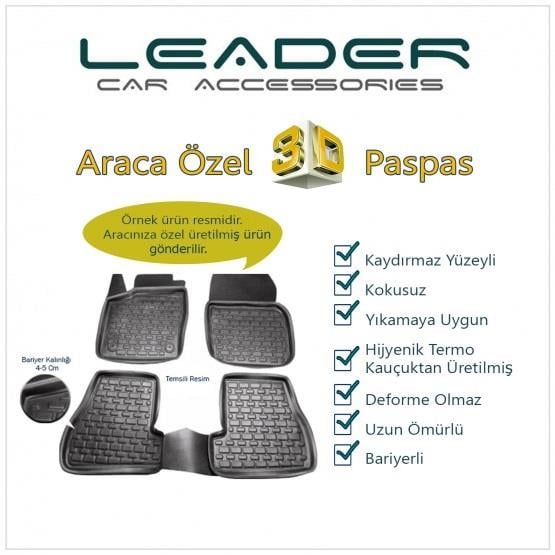 3D ARAÇ PASPASI (SİYAH) (4 PARÇA) UNIVERSAL