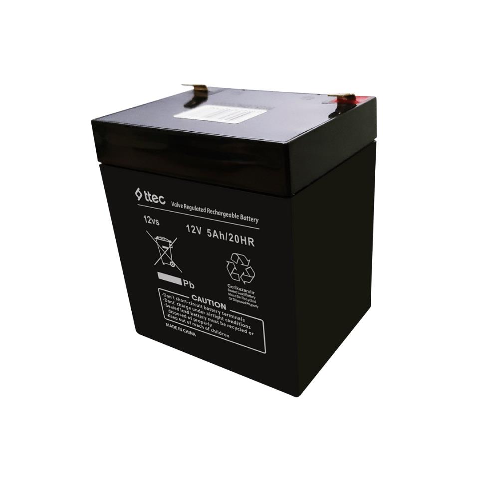 TTEC 12V 5 AH AKÜ KURU TİP (90*70*105) (1.45 KG)