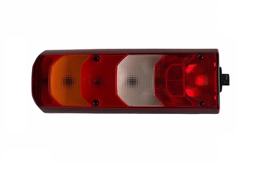 ÇERKEZ STOP LAMBASI 6-FONKSİYONLU (YAN SOKETLİ 7-FİŞ) (PLAKALI) SOL MERCEDES ACTROS/AROCS