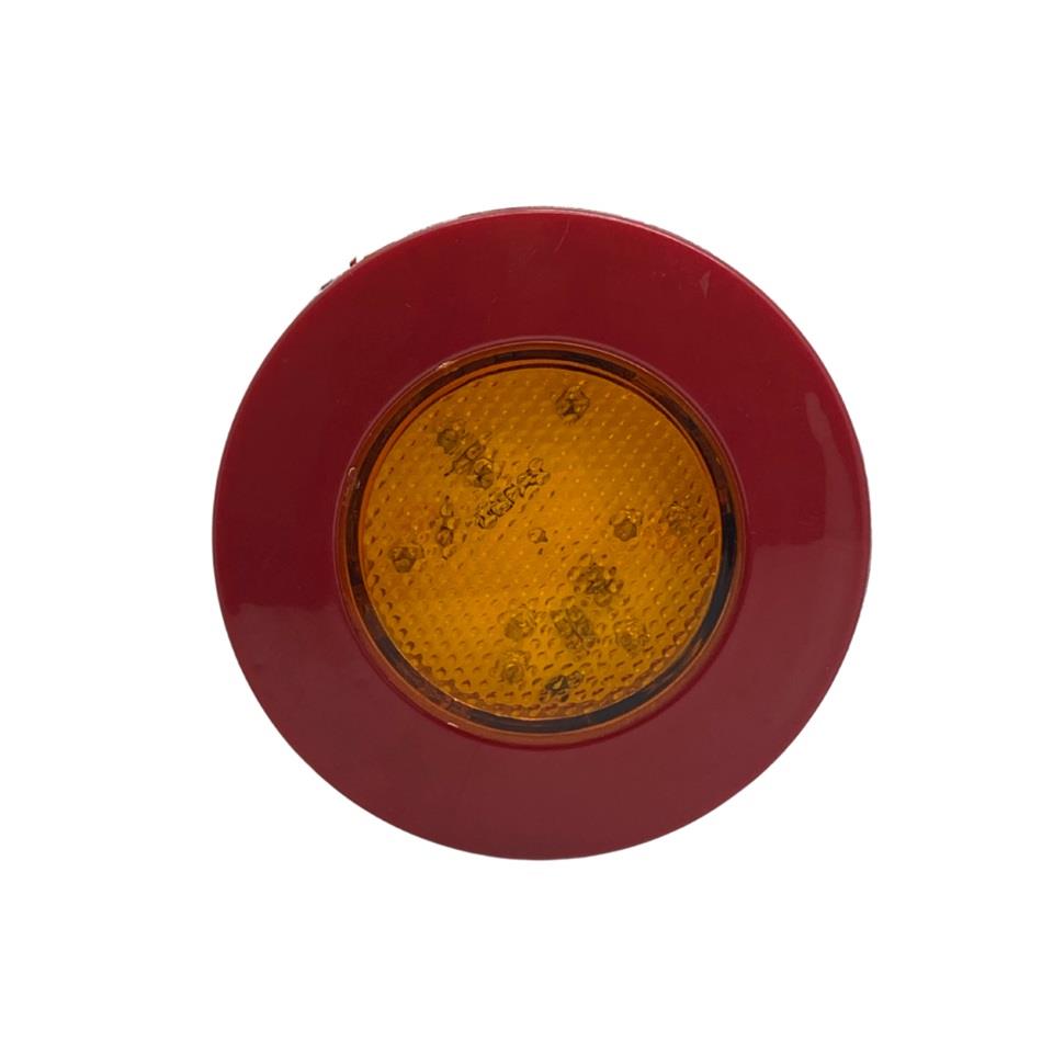 24V STOP LAMBASI YUVARLAK (LEDLİ) (3 FONKSİYONLU) (KIRMIZI-SARI) (121*30 MM) (ANGEL STOP)