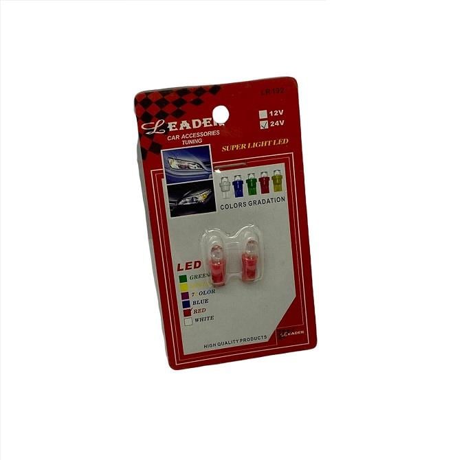 24V T5 LED AMPUL KIRMIZI (2 AD)