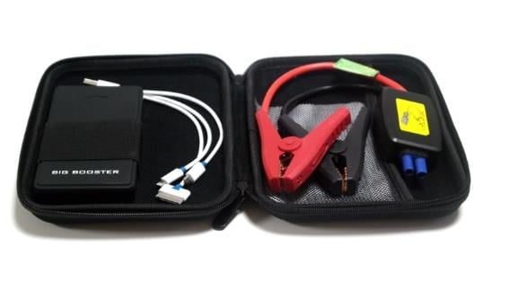 BIG BOOSTER 12V AKÜ TAKVİYE CİHAZI 800A (5V 2A POWERBANK ÖZELLİKLİ 8000 mAh) LED IŞIKLI