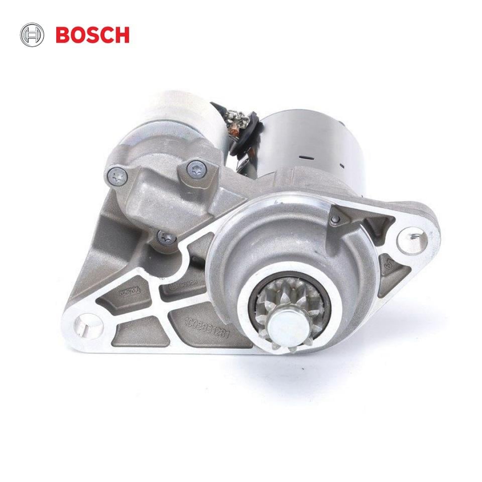 BOSCH 12V MARŞ MOTORU 10 DİŞ 1 KW TERS (KARE SOKET) AUDI-SEAT-SKODA-VW BENZİNLİ