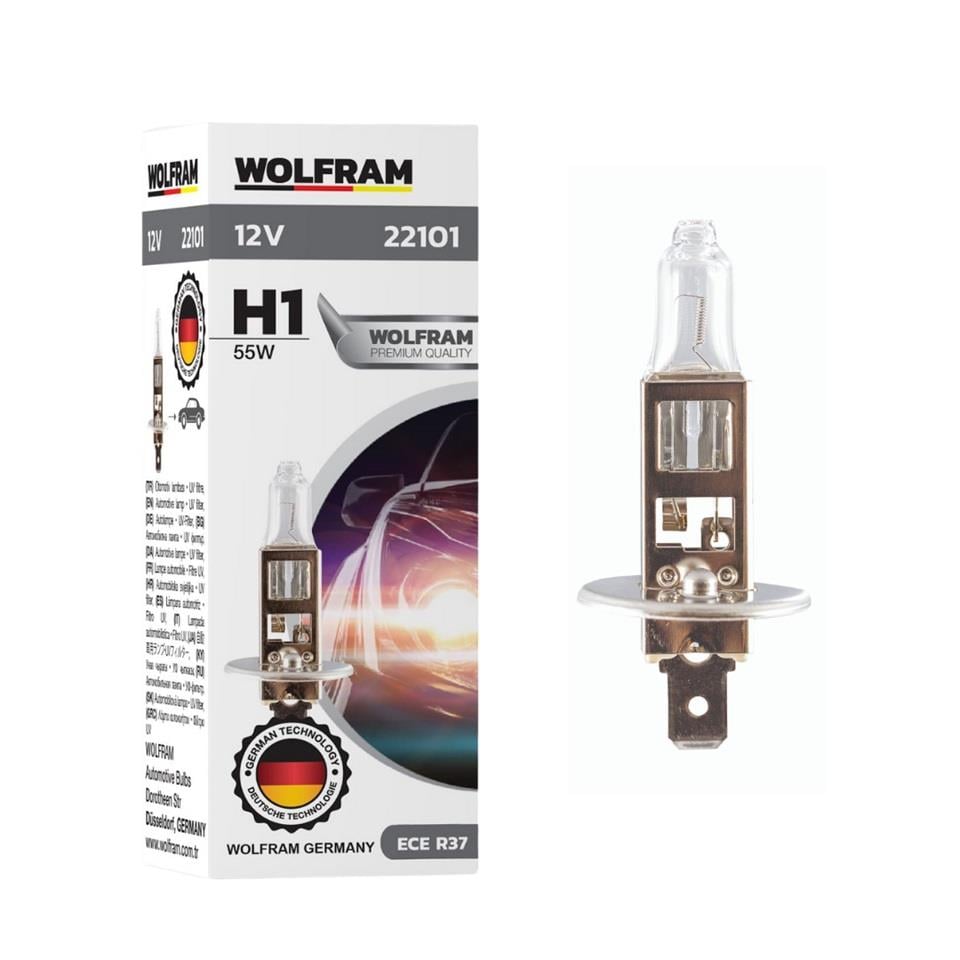 WOLFRAM 12V H1 AMPUL 55W STANDART GERMANY