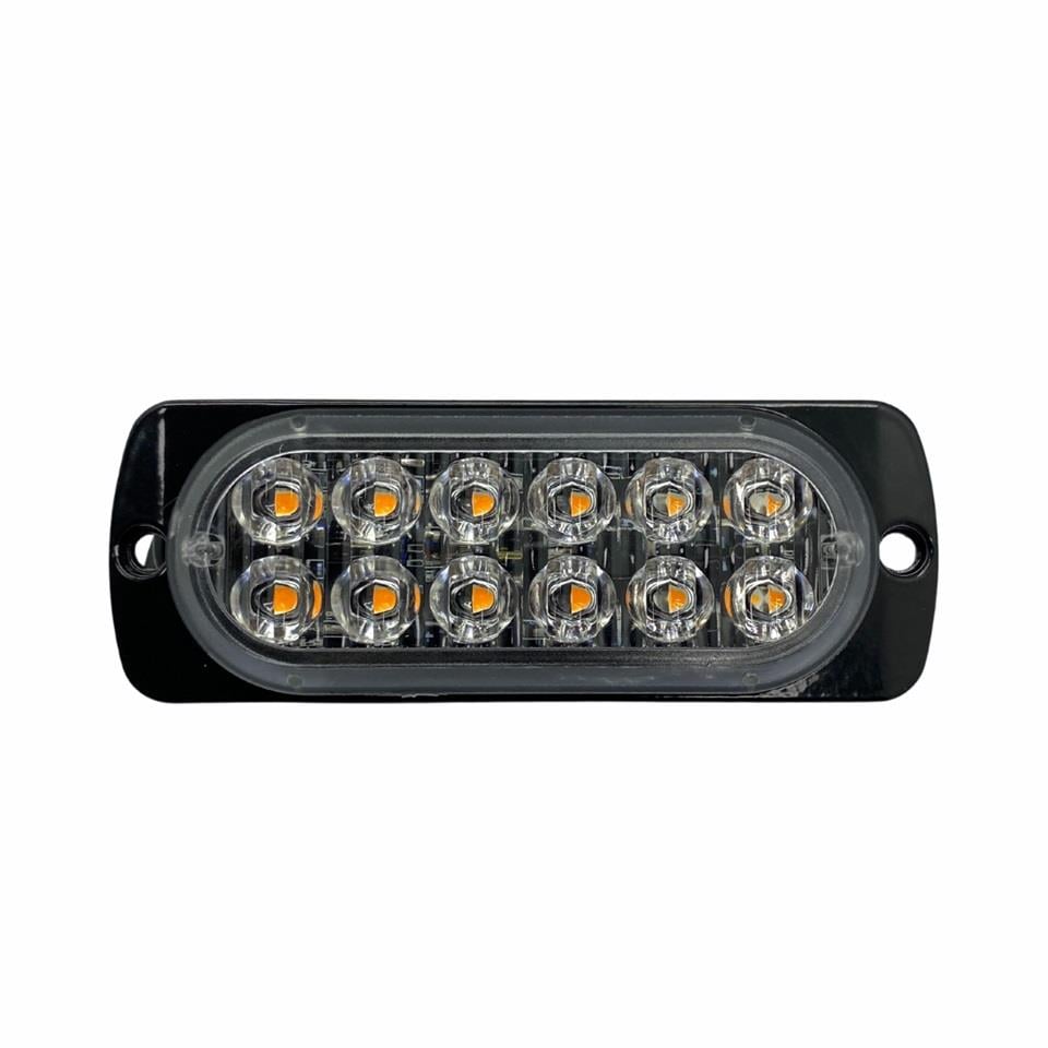 9V-36V 12 LED MİNİ BAR OFF-ROAD FONKSİYONLU ÇAKAR SARI (110*40 MM)