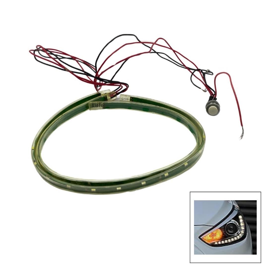 TRIFA 12V-24V GÜNDÜZ SÜRÜŞ FAR LEDİ 5000K (ŞERİT LED) (37 CM) (2 AD) GERMANY