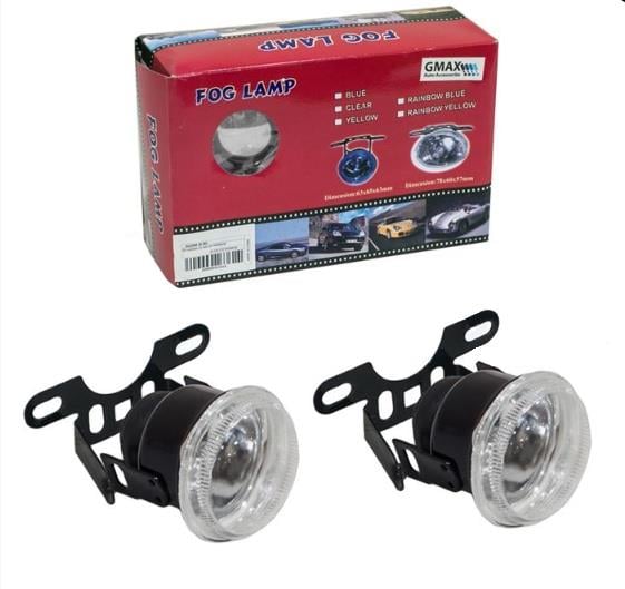 SİS LAMBASI YUVARLAK BEYAZ (H3 AMPULLÜ) (60 MM) (2 AD)