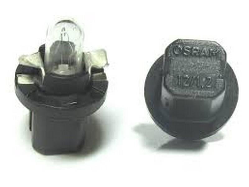 OSRAM 12V DUYLU GÖSTERGE AMPULÜ DİPSİZ 1.2W SİYAH (8 MM)