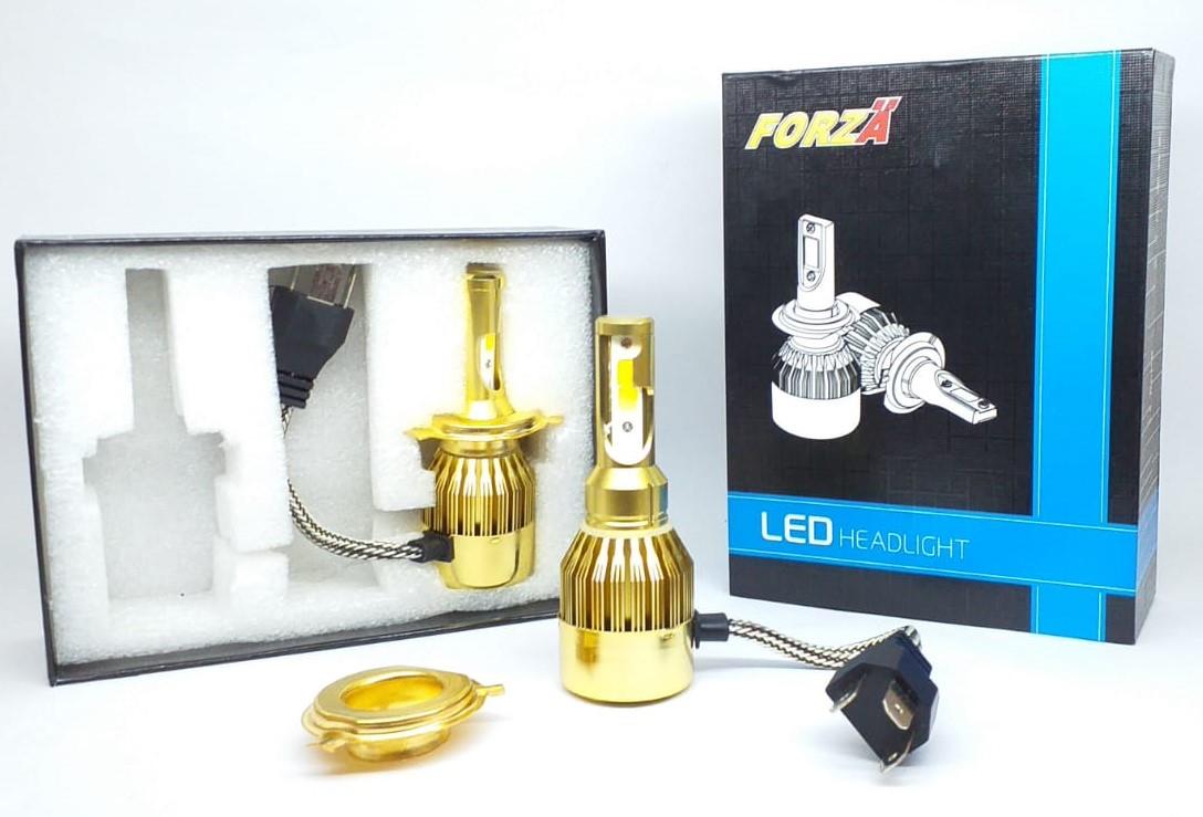 9V-32V H4 COB LED XENON FAR AMPUL SETİ (SARI/GÜN IŞIĞI/BEYAZ) 8000 LÜMEN 