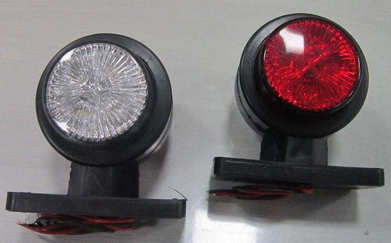 12V-24V TAKOZ LAMBASI KIRMIZI-BEYAZ (4 LEDLİ)
