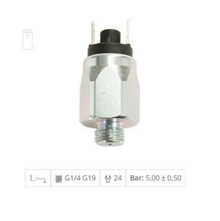 BASINÇ MÜŞÜRÜ (G1/4 G19 / 13 X 1.5 ? ) (5 ± 0,5 BAR)