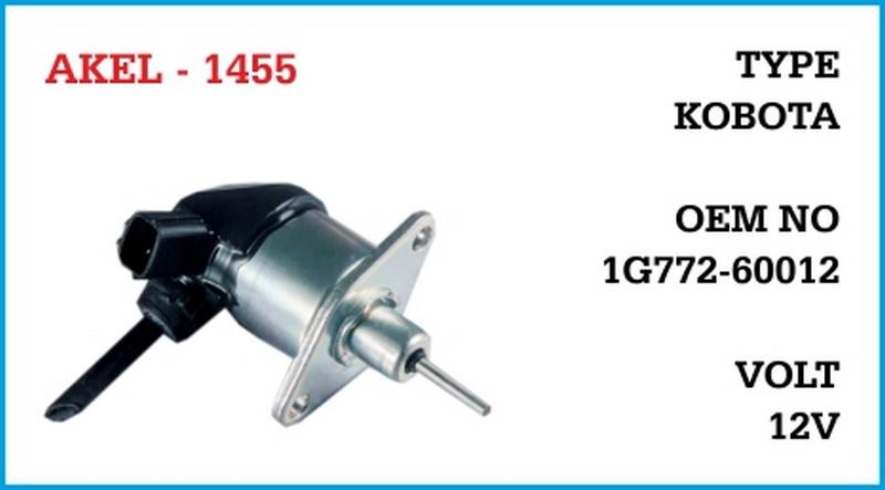 12V STOP SELENOİDİ KULAKLI SOKETLİ 2 FİŞ (ORTA MİL)