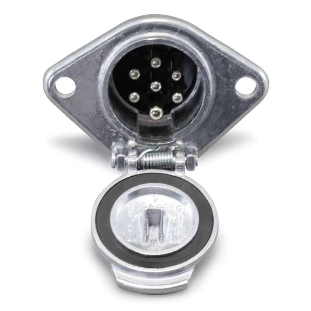 DENGE TIR DORSE ELEKTRİK SOKETİ (RÖMORK FİŞİ) (7'Lİ DİŞİ) (ALÜMİNYUM) (N TİPİ)