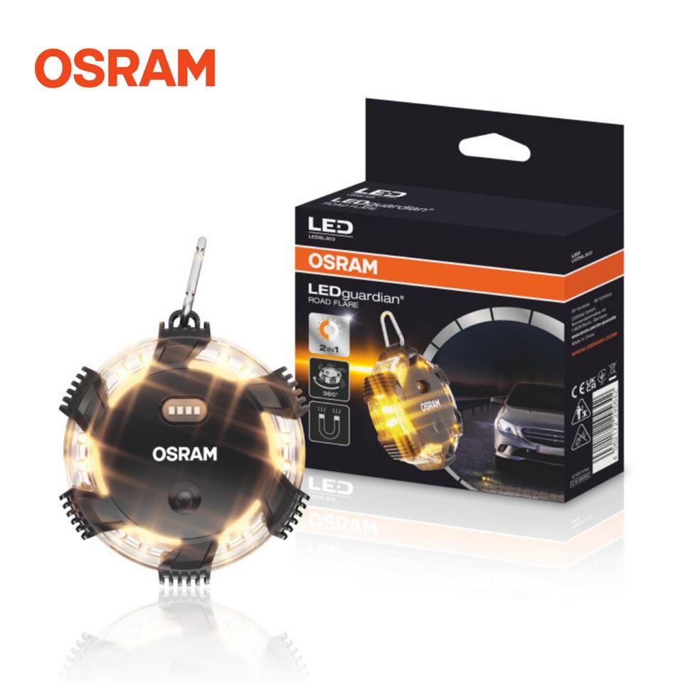 OSRAM LEDLİ İKAZ LAMBASI MIKNATISLI-PİLLİ SARI-BEYAZ (3 FONKSİYONLU) (110*42 MM)